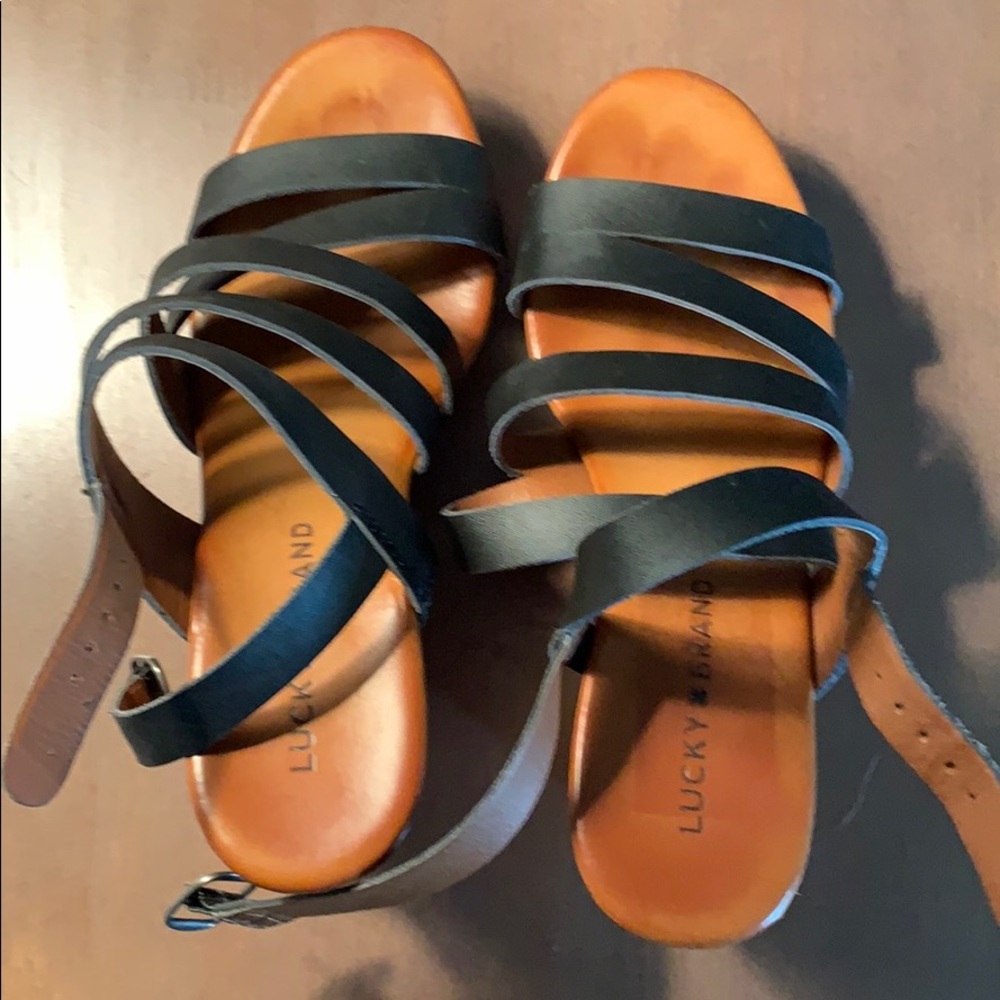Black and Tan wedges